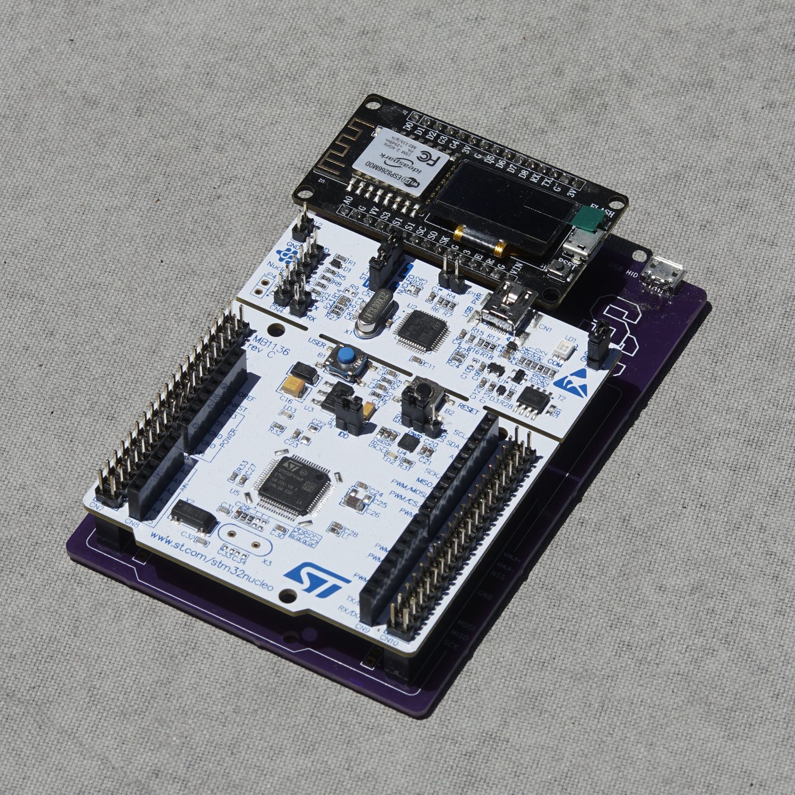 Internal electronics of the RFID lockout